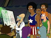 Click to watch 'Time Keeps On Slipping' (popup) Futurama
